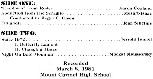 track listing